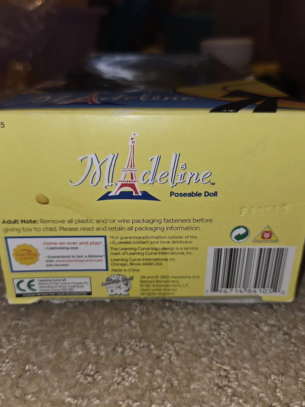 Madeline 2002 Friend Danielle Poseable Doll In Original Packaging